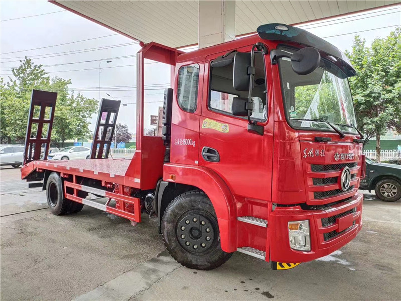 国6东风锦程单桥平板车